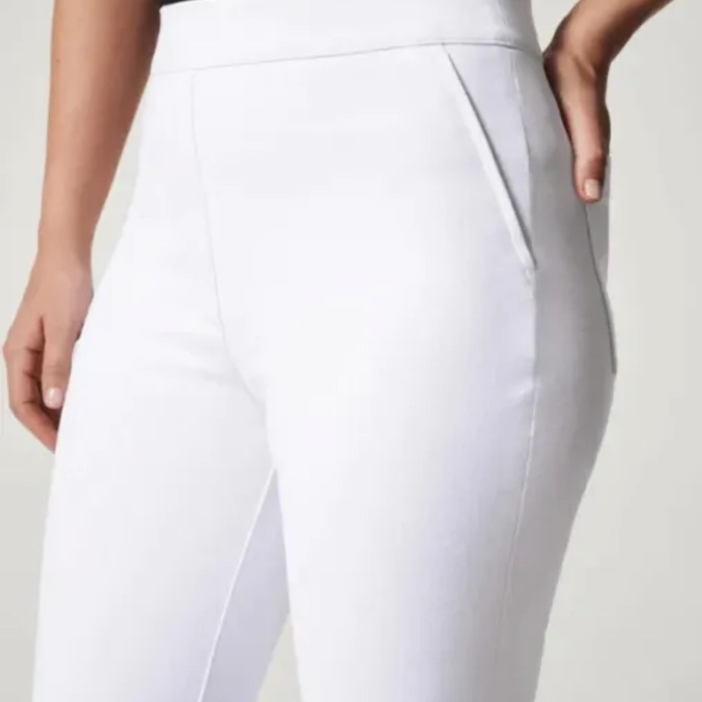 Spanx Kick Flare Classic White Pant Size Small Women